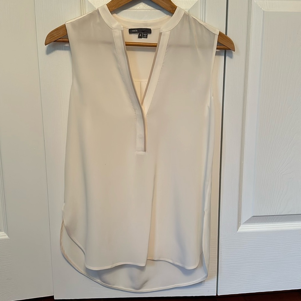 Vince silk blouse size 2